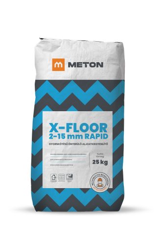 METON X-FLOOR 2-15 mm RAPID gyorskötésű önterülő aljzatkiegyenlítő